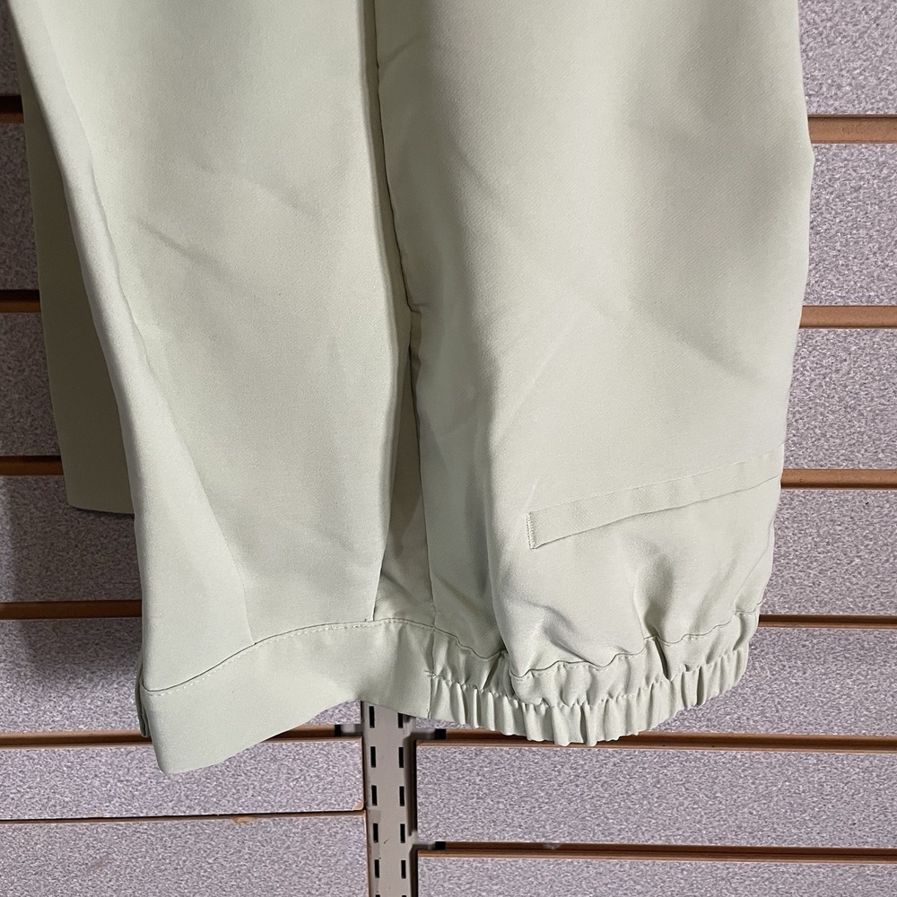 Love Tree M Light Green Lightweight Dress Pants Pockets Elastic Waist Boutique - Picture 8 of 9